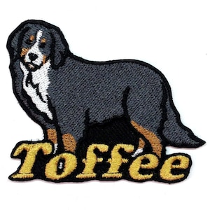 Bernese Mountain Dog Custom Personalized Iron-on Patch