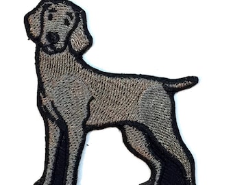 Weimaraner Iron on Patch No Name