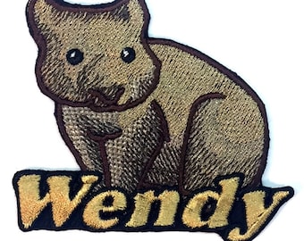 Patch thermocollant personnalisé personnalisé Wombat