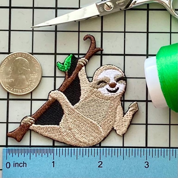 Sloth Patch Iron on No Name
