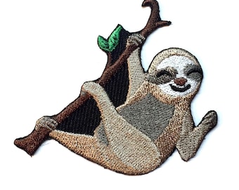 Sloth Iron on Patch No Name
