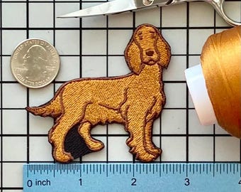 Irish Red Setter Hund Patch Aufnäher ohne Namen