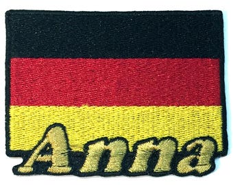 Flag of Germany Custom Personalized Iron-on Patch