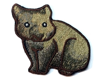 Wombat Iron on Patch No Name