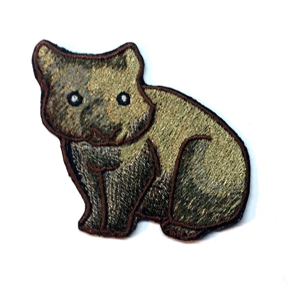 Wombat Iron on Patch No Name