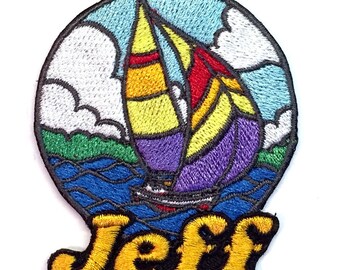 Sailing Custom Personalized Iron-on Patch