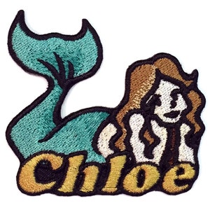 Mermaid Custom Personalized Iron-on Patch