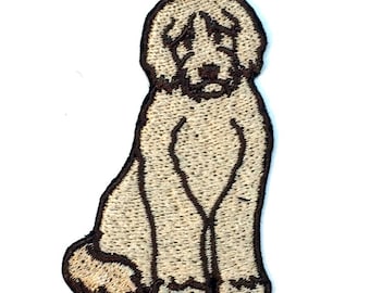 Labradoodle Iron on Patch No Name