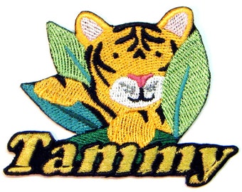 Patch thermocollant personnalisé Tigre personnalisé