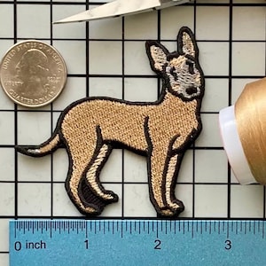 Belgian Malinois Dog Patch Iron on No Name