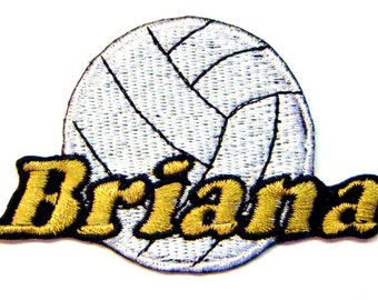 Volleyball Custom Personalized Iron-on Patch