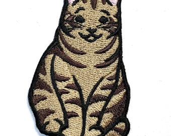 Tabby Iron on Patch No Name