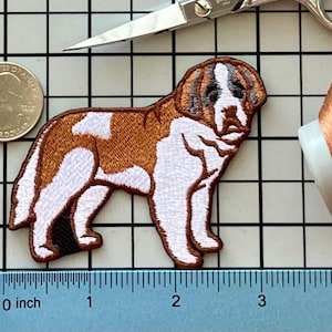 St. Bernard Dog Patch Iron on No Name
