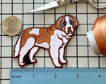 St. Bernard Dog Patch Iron on No Name