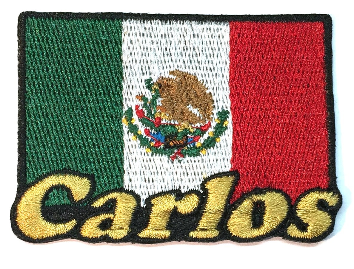 Mexico Flag Embroidered Patches IR Reflective Mexican Flags Tactical Army  Military Emblem Appliques 3D Rubber Embroidery