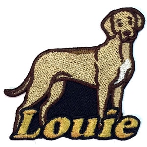 Rhodesian Ridgeback Custom Personalized Iron-on Patch