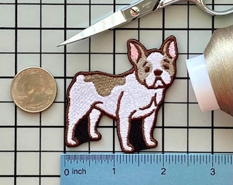 フレンチブルドッグ ワッペン&frasl;アイロン接着ワッペン&frasl;フレンチ