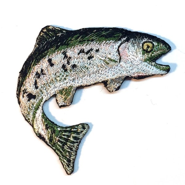 Rainbow Trout Iron on Patch No Name