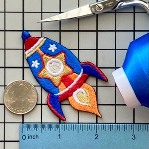Rocket Patch Iron on No Name