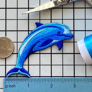 Dolphin Patch Iron on No Name