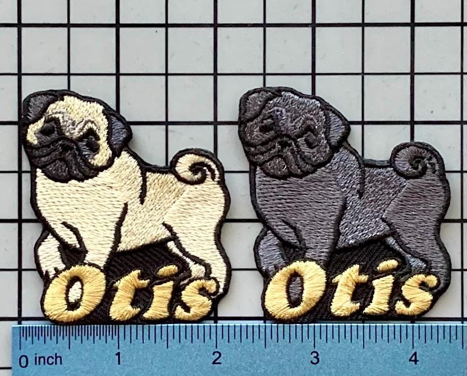 Toppa Ricamata Con Bulldog Francese E Scritta 'Boxer Pup' | 8x6 Cm | Da Cucire O Applicare Con Ferro Da Stiro | Patch Per Vestiti E Borse - 2
