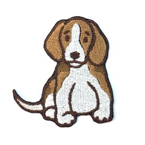 Beagle Dog Patch Iron on No Name