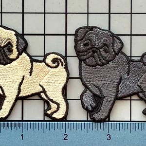 Mops Hund Stryklapp Utan Namn