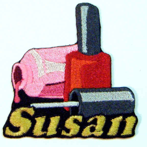 Nail Polish Custom Personalized Iron-on Patch