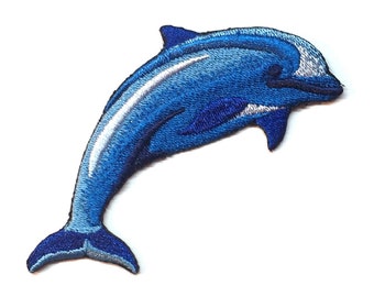 Dolphin Iron on Patch No Name