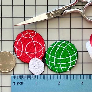 Naszywka Bocce do prasowania bez nazwy