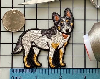 Australian Cattle Dog Patch Iron on No Name