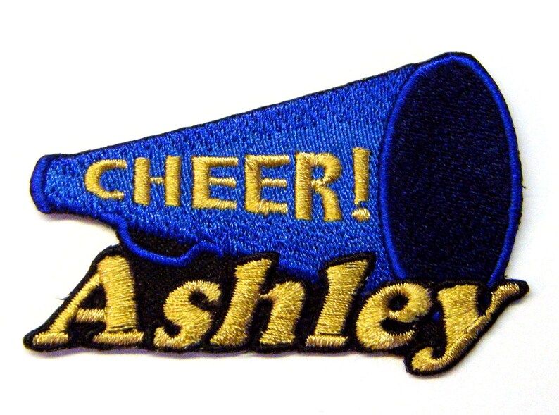 Cheerleading Custom Personalized Ironon Patch Etsy