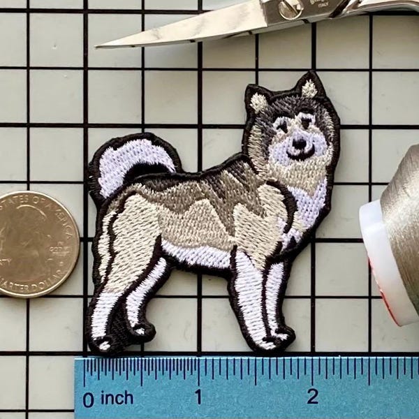 Patch thermocollant pour chien Malamute d'Alaska sans nom