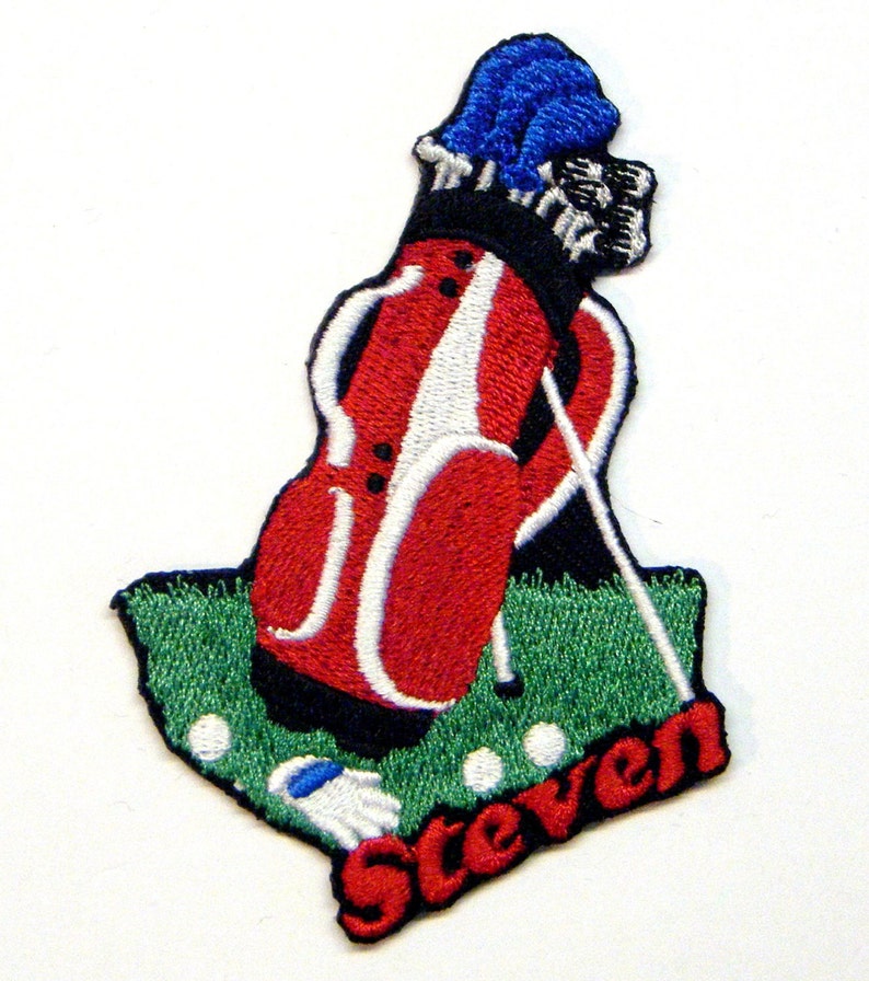 Golf Custom Personalized Ironon Patch Etsy