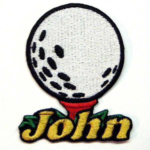 Golf Ball Custom Personalized Iron-on Patch