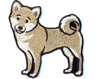 Shiba Inu Iron on Patch No Name