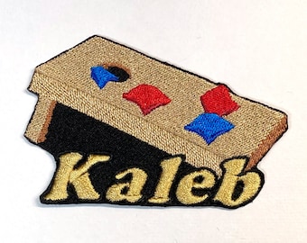 Cornhole Custom Personalized Iron-on Patch