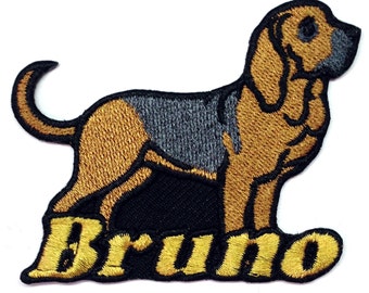 Bloodhound Custom Personalized Iron-on Patch