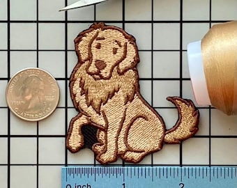 Golden Retriever Dog Patch Iron on No Name