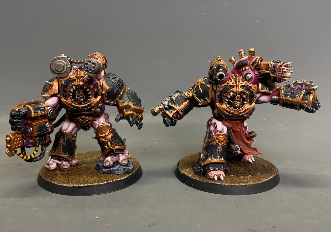Warhammer 40K – Chaos Space Marines Warpforged – Kit De Figurines à Monter – Jeu De Figurines – Collectionneur