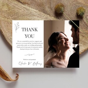 Timeless Wedding Appreciation Card