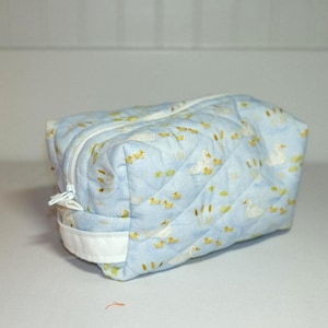 Quilted Makeup Bag - Duck Pond