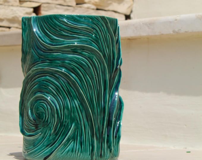 Featured listing image: Scilla | Handmade Sculptural Ceramic Vase | Handmade Decorative Art Piece | Unique Pottery Decor