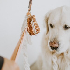 Neutral Macrame Dog Leash image 2