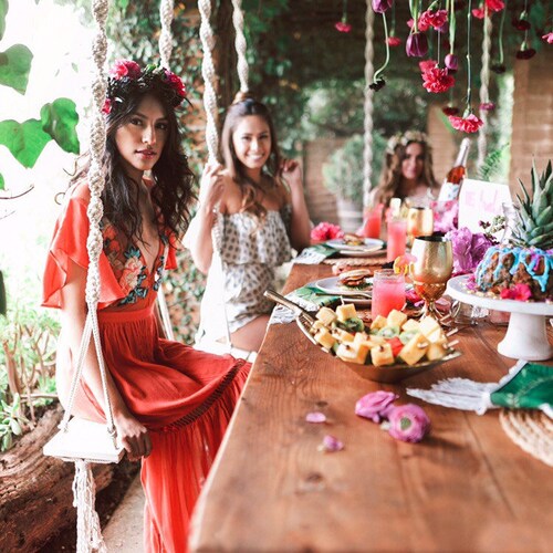 Macrame Swing, Modern Macrame, Wood Swing, Outdoor Swing, Boho