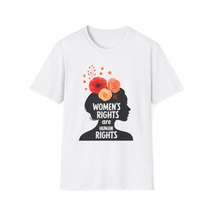Feminist Women&#39;s Rights Tee, Woman Silhouette Shirt, Empowerment T-Shirt, Equality Statement, Women&#39;s Gift, equality shirt, human rights tee