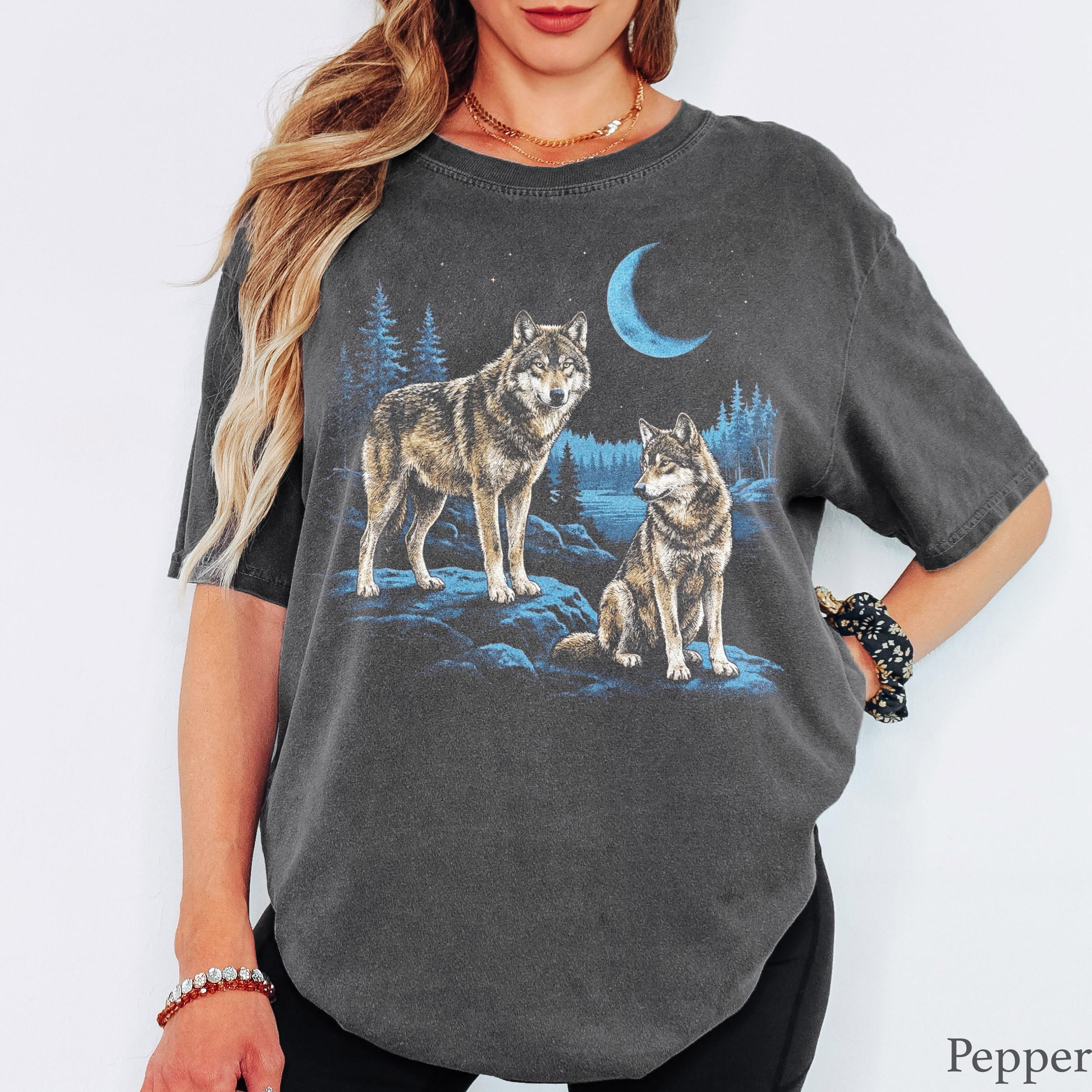 Vintage Wolf Shirt - Etsy