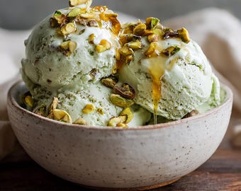 MEILLEURE RECETTE de crème glacée maison à la pistache | Gelato fait main facile | Dessert d'été facile | Ebook | Télécharger
