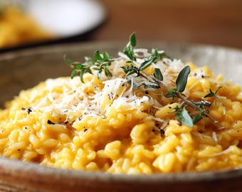 Meilleure recette de risotto à la citrouille maison simple | Dîner d'automne facile et confortable | Recette végétarienne de citrouille | Réconfort crémeux | Ebook | Télécharger