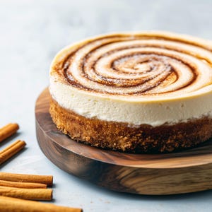 BEST RECIPE for Cinnamon Roll Cheesecake | Autumn Cheesecake Recipe | Cheese Cake Dessert with Cinnamon Swirl | Ebook | Download